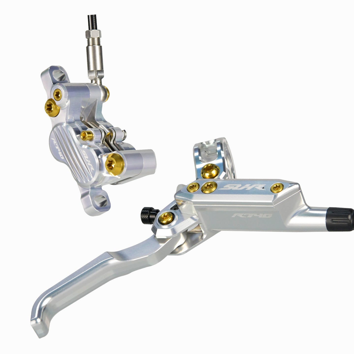 SUHR R740 S-Parts CNC Four-Piston Hydraulic Brake – Titanium Bolt Upgraded