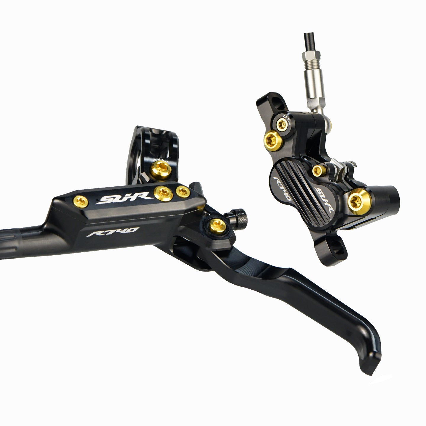 SUHR R740 S-Parts CNC Four-Piston Hydraulic Brake – Titanium Bolt Upgraded