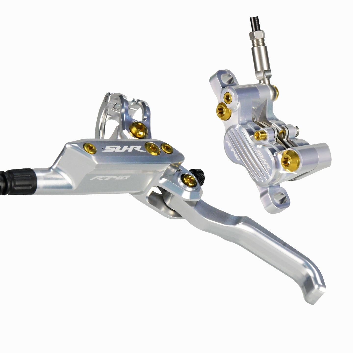 SUHR R740 S-Parts CNC Four-Piston Hydraulic Brake – Titanium Bolt Upgraded